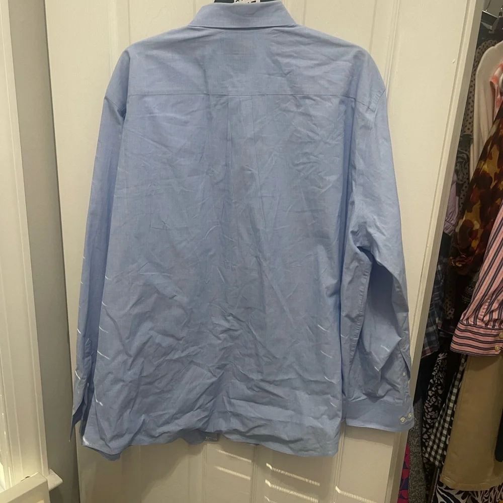 Croft & Barrow Men's Sky Blue Dress Shirt - Picture 7 of 14